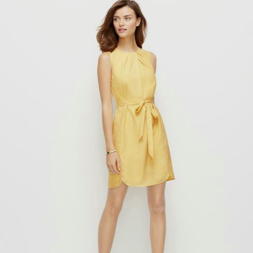 AT Printed Tie Front Dress